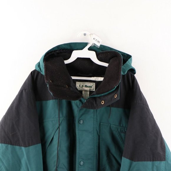 Vintage LL Bean Color Block Insulated Parka Jacket - Picture 2 of 7